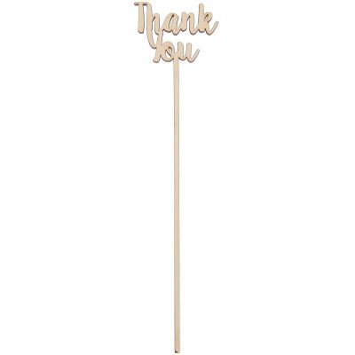Holzpicker Thank You 25,3x4,5cm Holzpicker Thank You 25,3x4,5cm von Rico Design