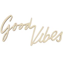 Holzschriftzug magnetisch "Good Vibes" 26x13cm Holzschriftzug magnetisch "Good Vibes" 26x13cm von Rico Design