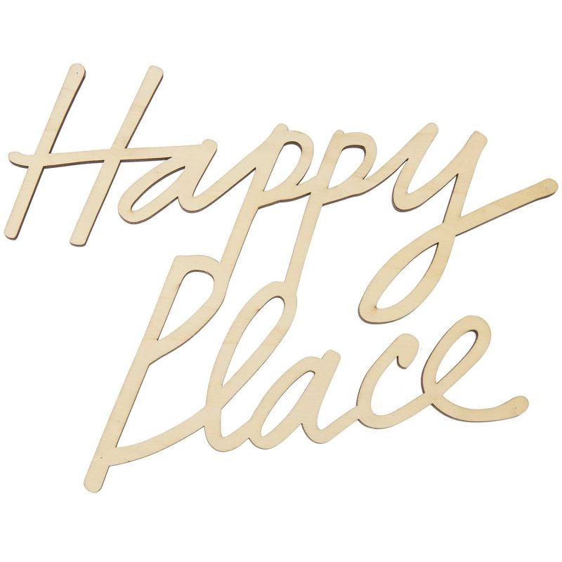 Holzschriftzug magnetisch "Happy Place" 25x20cm Holzschriftzug magnetisch "Happy Place" 25x20cm von Rico Design