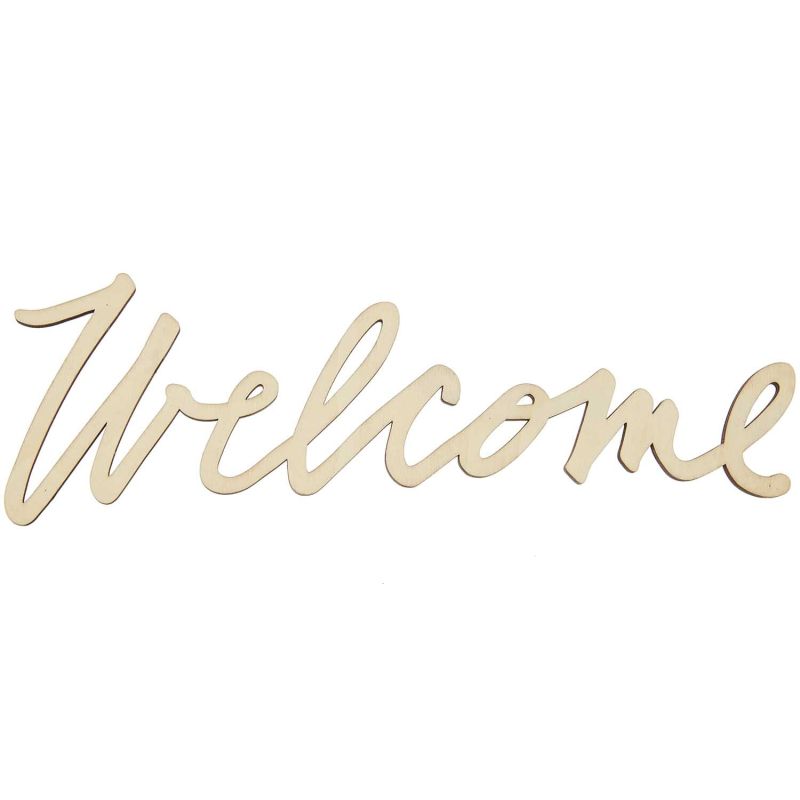 Holzschriftzug magnetisch "Welcome" 29x10cm Holzschriftzug magnetisch "Welcome" 29x10cm von Rico Design