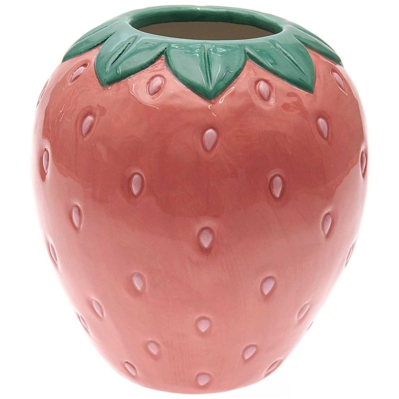 Keramik Vase Erdbeere Ø14cm Keramik Vase Erdbeere Ø14cm von Rico Design