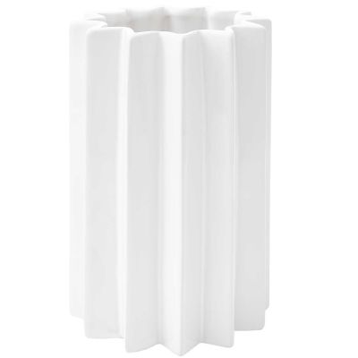 Keramik Vase Sonne weiß Keramik Vase Sonne weiß von Rico Design