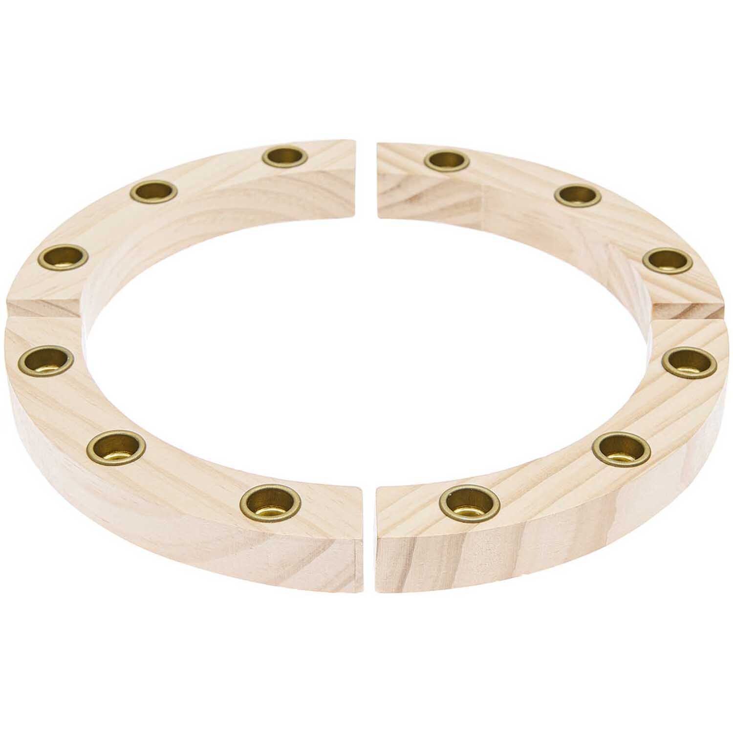 Kerzenring aus Kiefernholz Kerzenring aus Kiefernholz von Rico Design