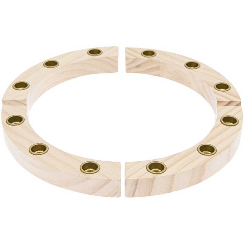 Kerzenring aus Kiefernholz von Rico Design