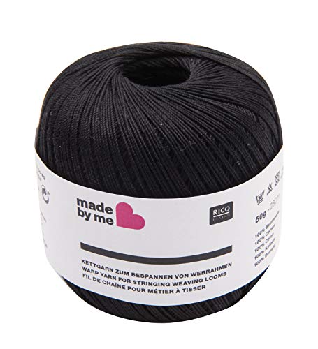 Rico Design Kettgarn zum Bespannen von Webrahmen schwarz 50 Gramm Rico Design Kettgarn zum Bespannen von Webrahmen schwarz 50 Gramm von Rico Design