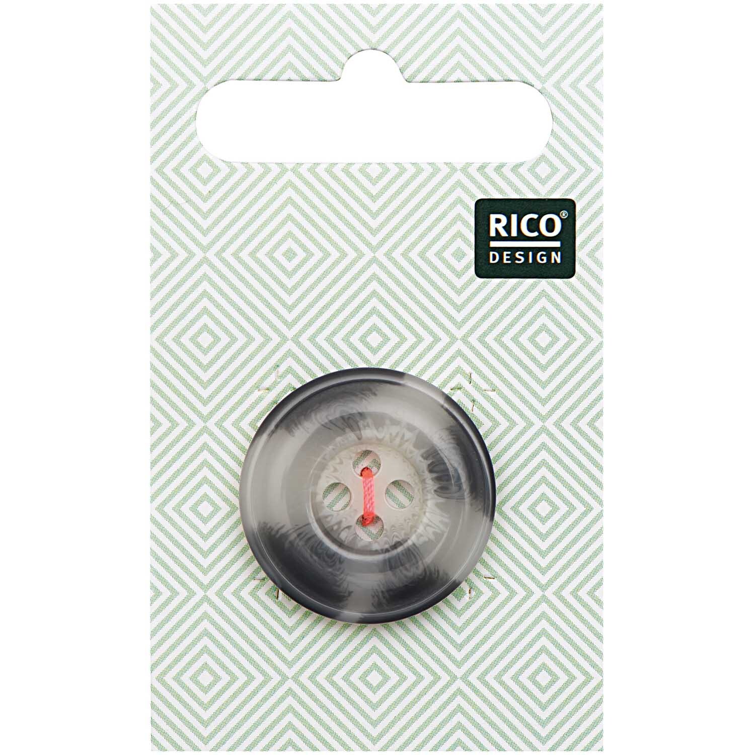 Knopf beige-grau 2,5cm strukturiert Knopf beige-grau 2,5cm strukturiert von Rico Design