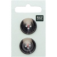 Knopf grau 2,2cm strukturiert Knopf grau 2,2cm strukturiert von Rico Design