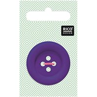 Knopf violett matt 3,4cm Knopf violett matt 3,4cm von Rico Design