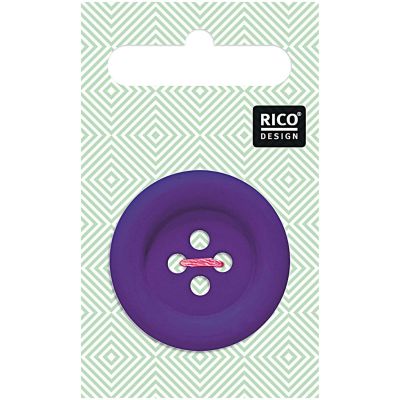 Knopf violett matt 3,4cm Knopf violett matt 3,4cm von Rico Design