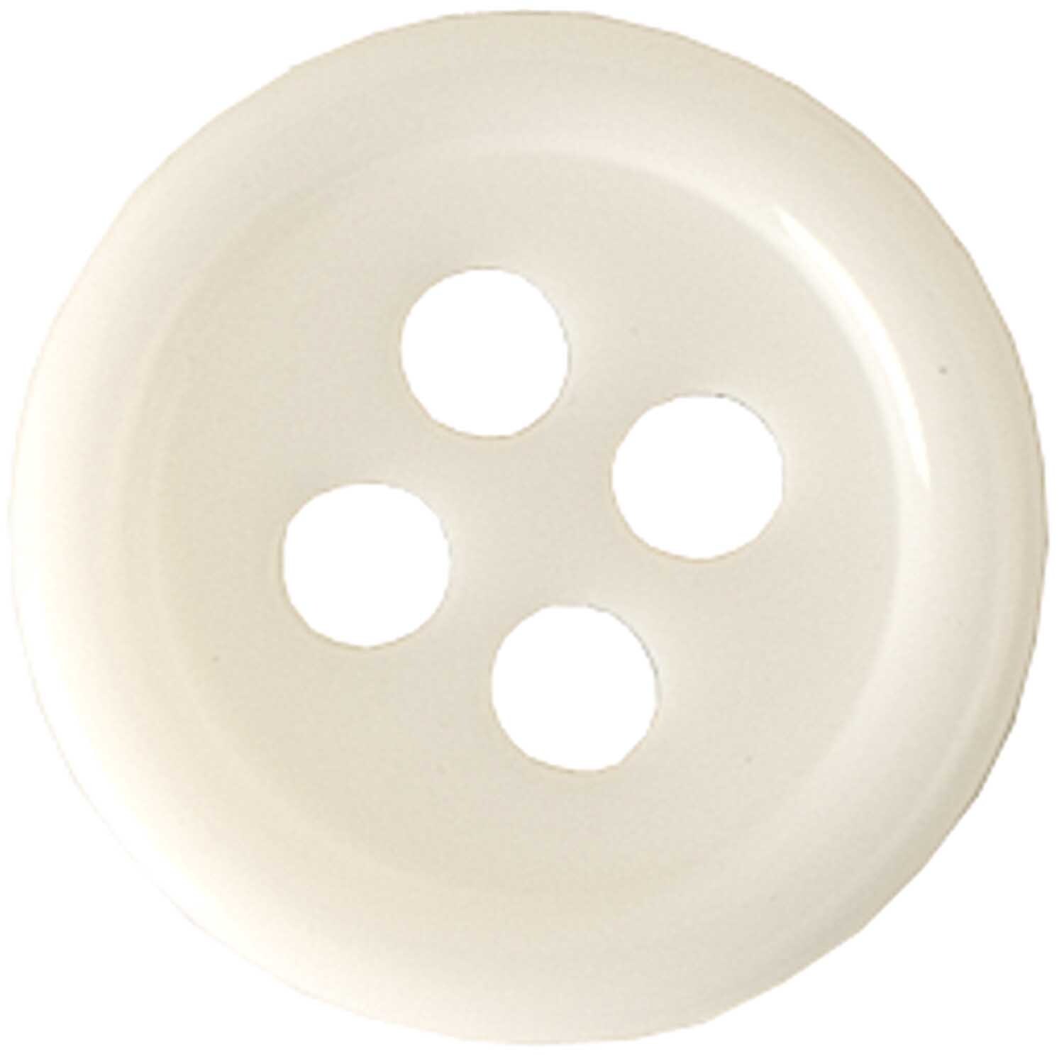 Knopf weiß 11mm 12 Stück Knopf weiß 11mm 12 Stück von Rico Design