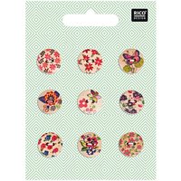 Knopfmix Floral 1,5cm 9 Stück Holz Knopfmix Floral 1,5cm 9 Stück Holz von Rico Design