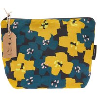 Kosmetiktasche Okina Hana Blumenprint 28x21x9cm von Rico Design