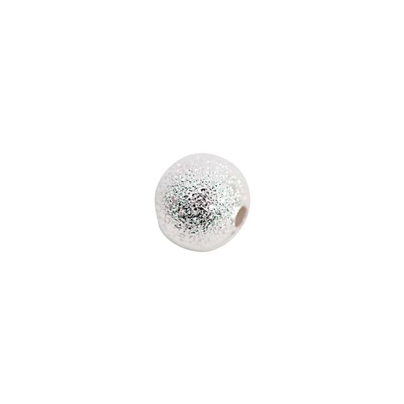 Kugel rau silber 8mm 10 Stück von Rico Design