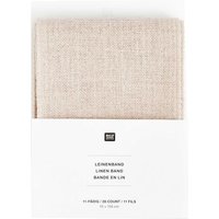 Leinenband natur 11-fädig 10x155cm von Rico Design