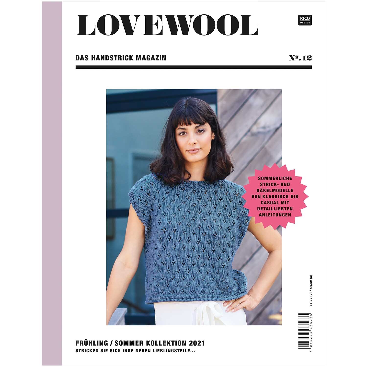 Rico Design Lovewool Nr.12 Handstrickmagazin Frühjahr-Sommer Rico Design Lovewool Nr.12 Handstrickmagazin Frühjahr-Sommer von Rico Design