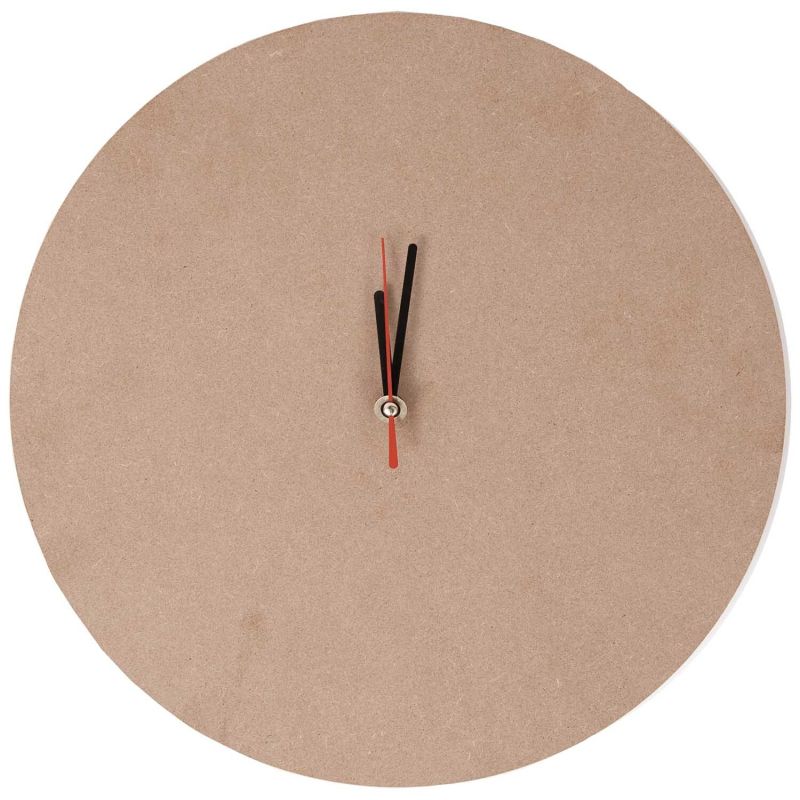 MDF Uhr mit Uhrwerk Ø=29cm MDF Uhr mit Uhrwerk Ø=29cm von Rico Design