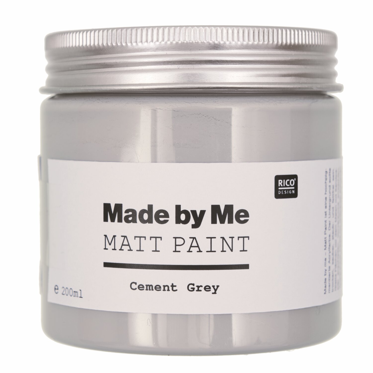 Rico Design Matt Paint 200ml Cement Grey von Rico Design