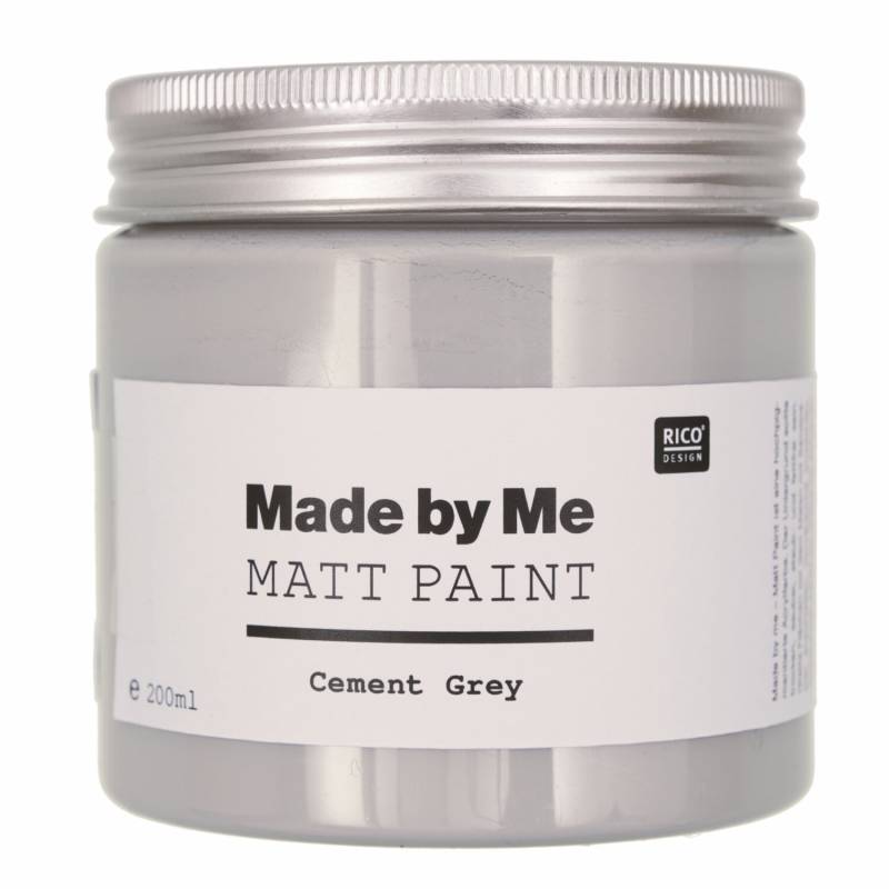 Rico Design Matt Paint 200ml Cement Grey von Rico Design