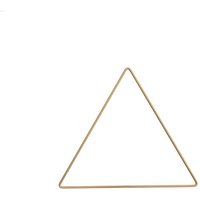 Metallring Dreieck gold von Rico Design