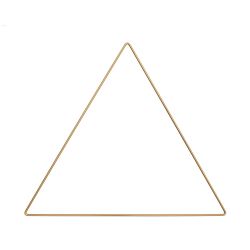 Metallring Dreieck gold von Rico Design