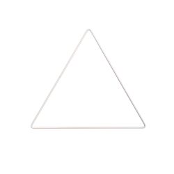 Metallring Dreieck weiß von Rico Design