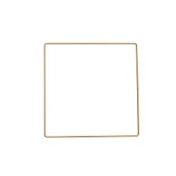 Metallring Quadrat gold von Rico Design