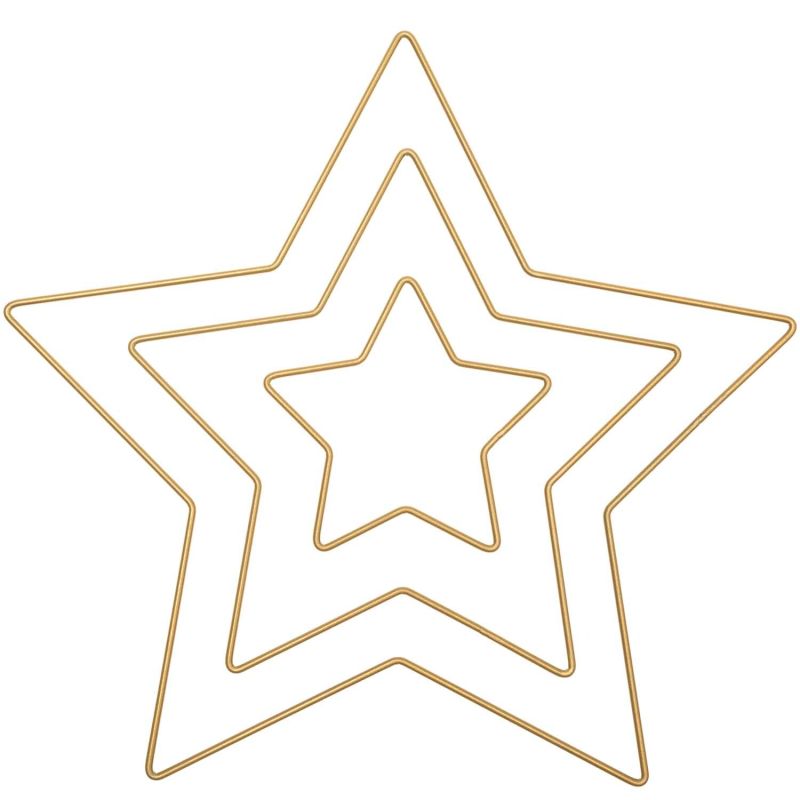 Metallring Stern gold von Rico Design
