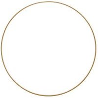 Metallring gold matt von Rico Design
