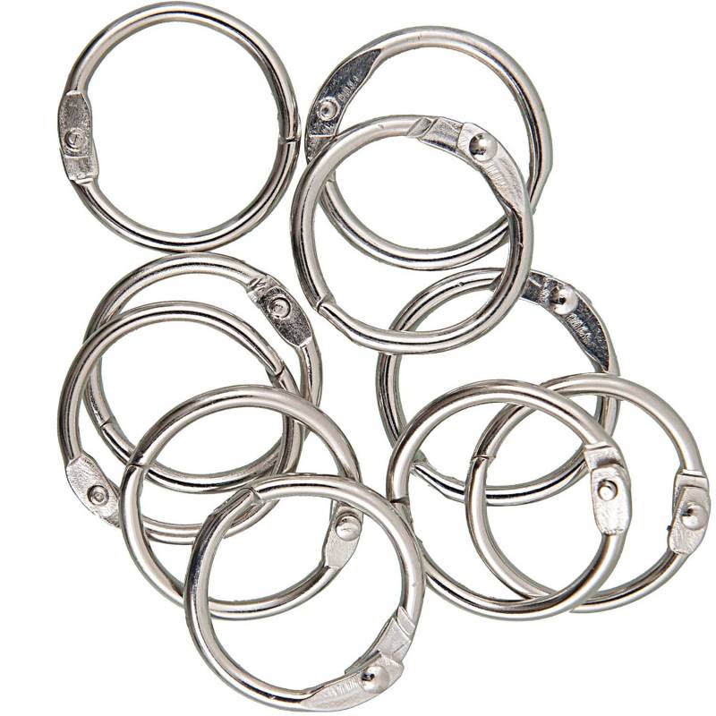 Metallring zum Öffnen 18mm 10 Stück von Rico Design