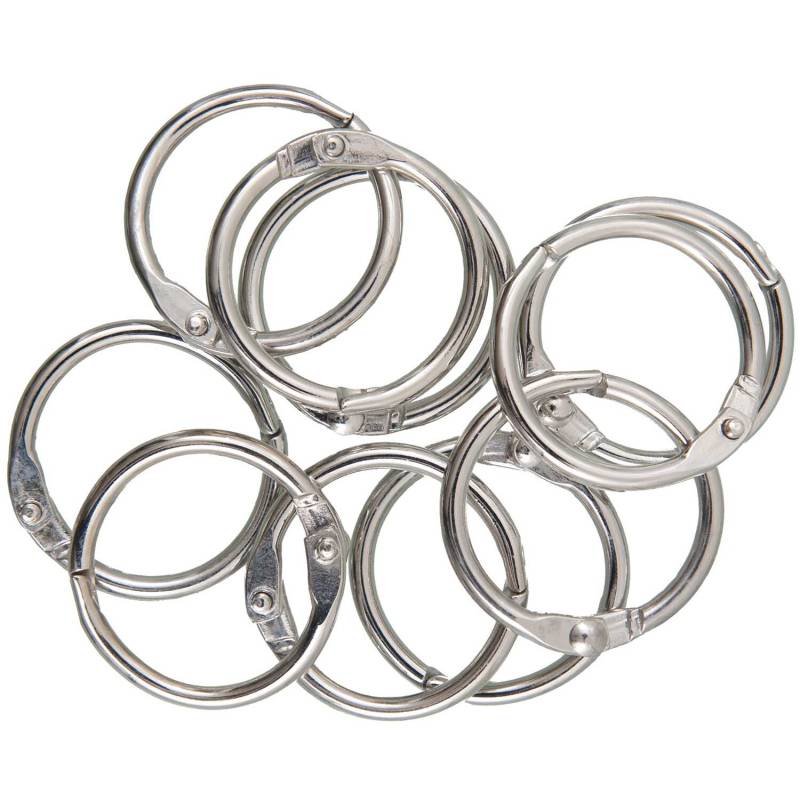 Metallring zum Öffnen 24mm 10 Stück von Rico Design