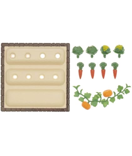 Rico Design Miniatur-Gemüsegarten, 9 x 1,5 x 9 cm, 10 Stück Rico Design Miniatur-Gemüsegarten, 9 x 1,5 x 9 cm, 10 Stück von Rico Design