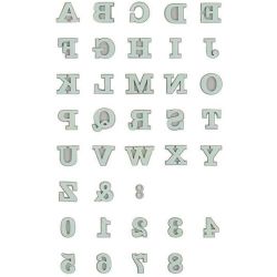 Moosgummistempel Set Alphabet 1 von Rico Design