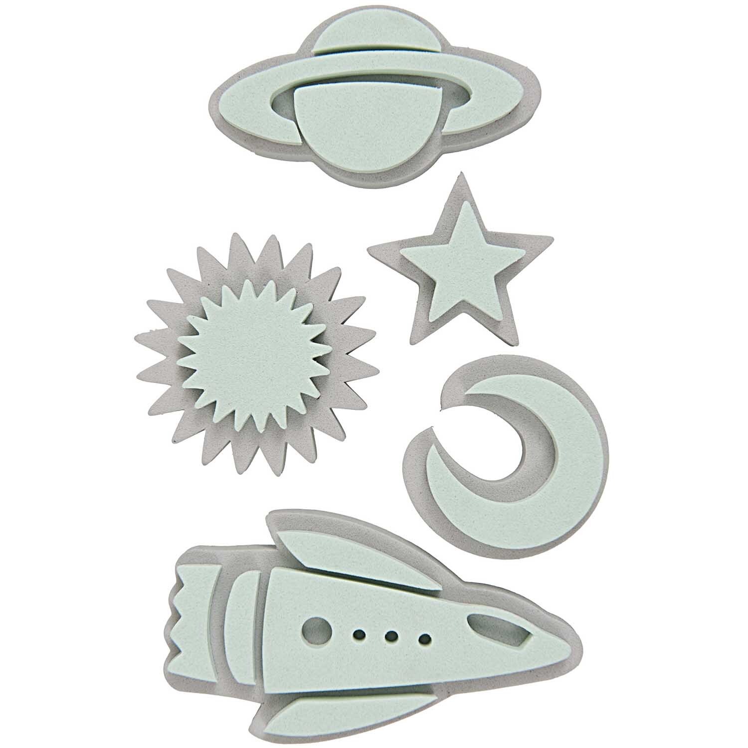 Rico Design Moosgummistempel Set Weltall Rico Design Moosgummistempel Set Weltall von Rico Design