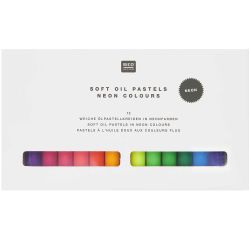 Ölpastellkreide Neon 12 Farben von Rico Design