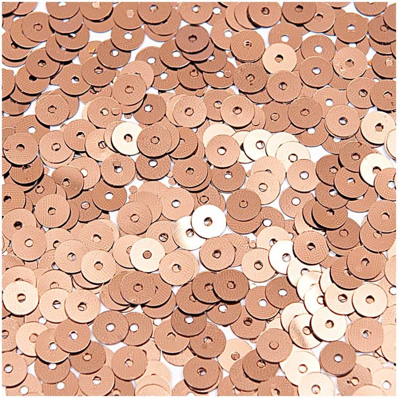 Rico Design Paillettenscheibe 7mm 6g Braun von Rico Design