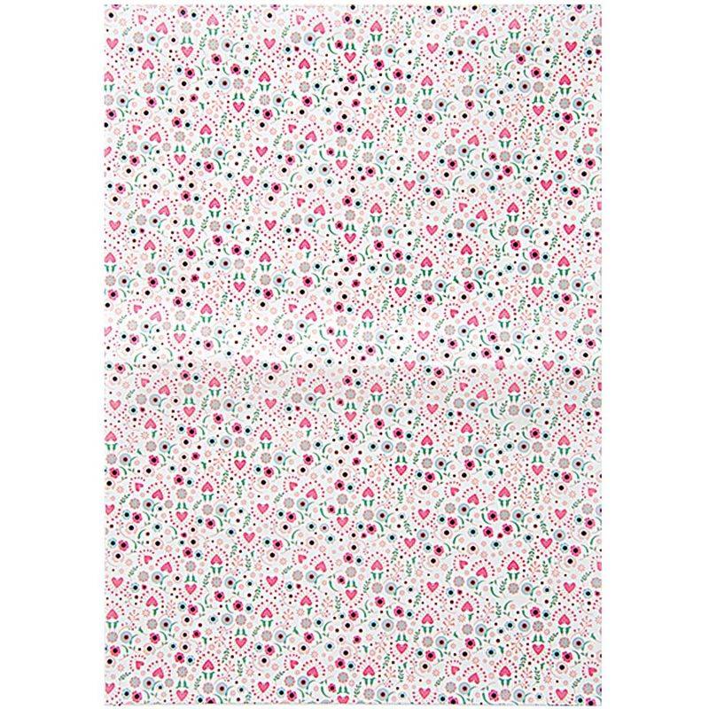 Paper Patch Papier Blumen mehrfarbig 30x42cm von Rico Design