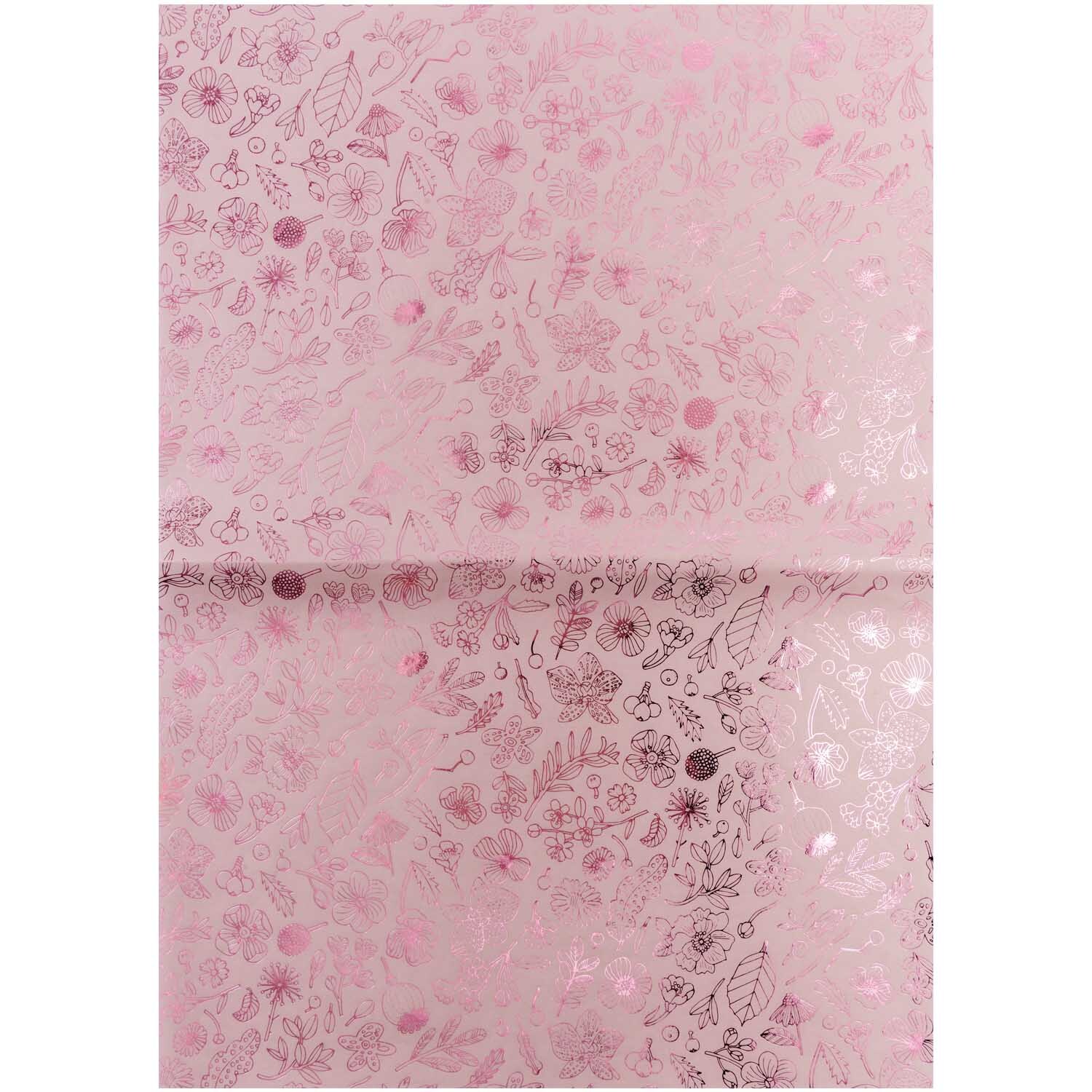 Rico Design Paper Patch Papier Hygge Blumen beere 30x42cm von Rico Design