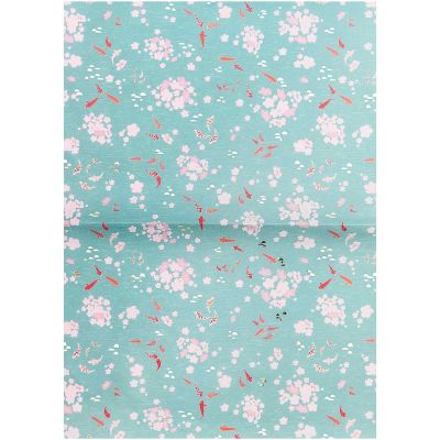 Paper Patch Papier Jardin Japonais Kois & Blumen 30x42cm von Rico Design