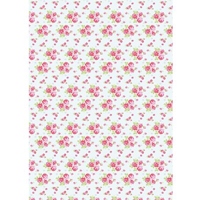 Paper Patch Papier Rosen blau 30x42cm Paper Patch Papier Rosen blau 30x42cm von Rico Design