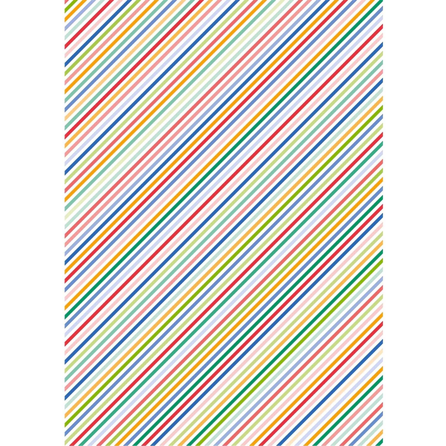 Paper Patch Papier Streifen mehrfarbig 30x42cm von Rico Design