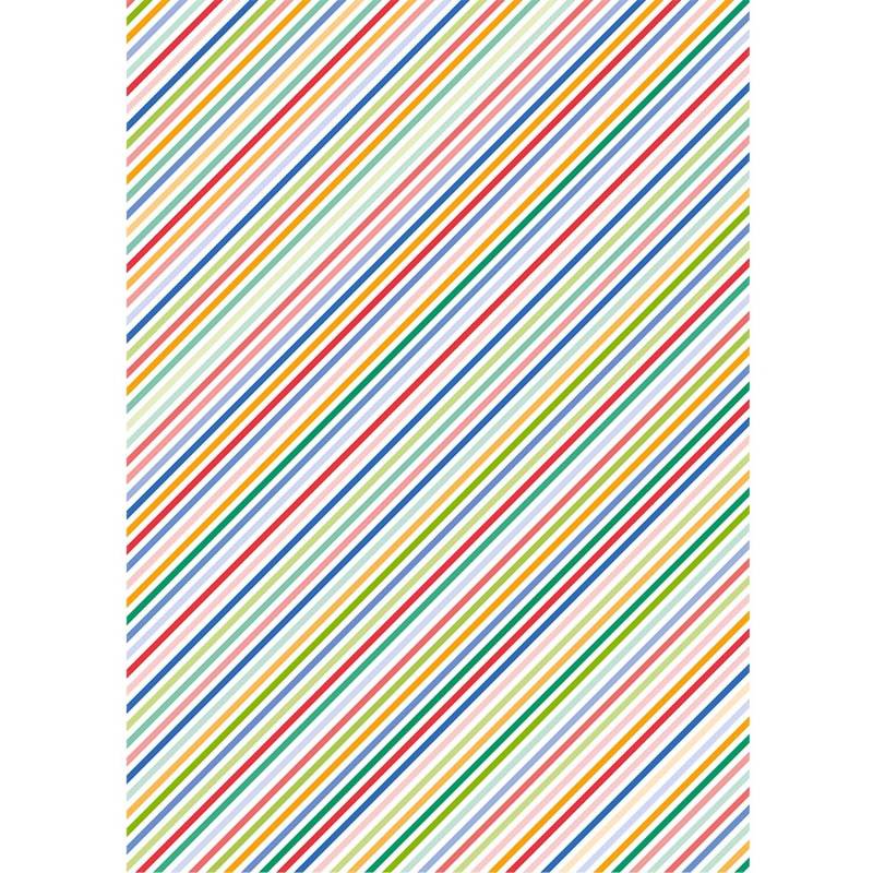 Paper Patch Papier Streifen mehrfarbig 30x42cm von Rico Design