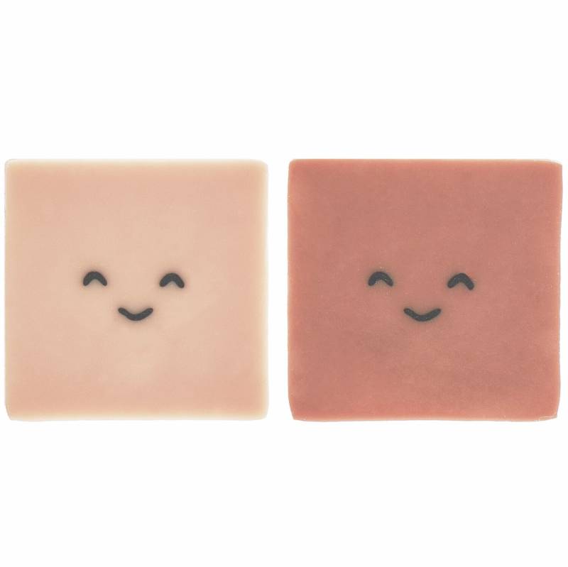 Rico Design Paper Poetry Radiergummi- Set Chingu Hellbraun/Dunkelbraun von Rico Design