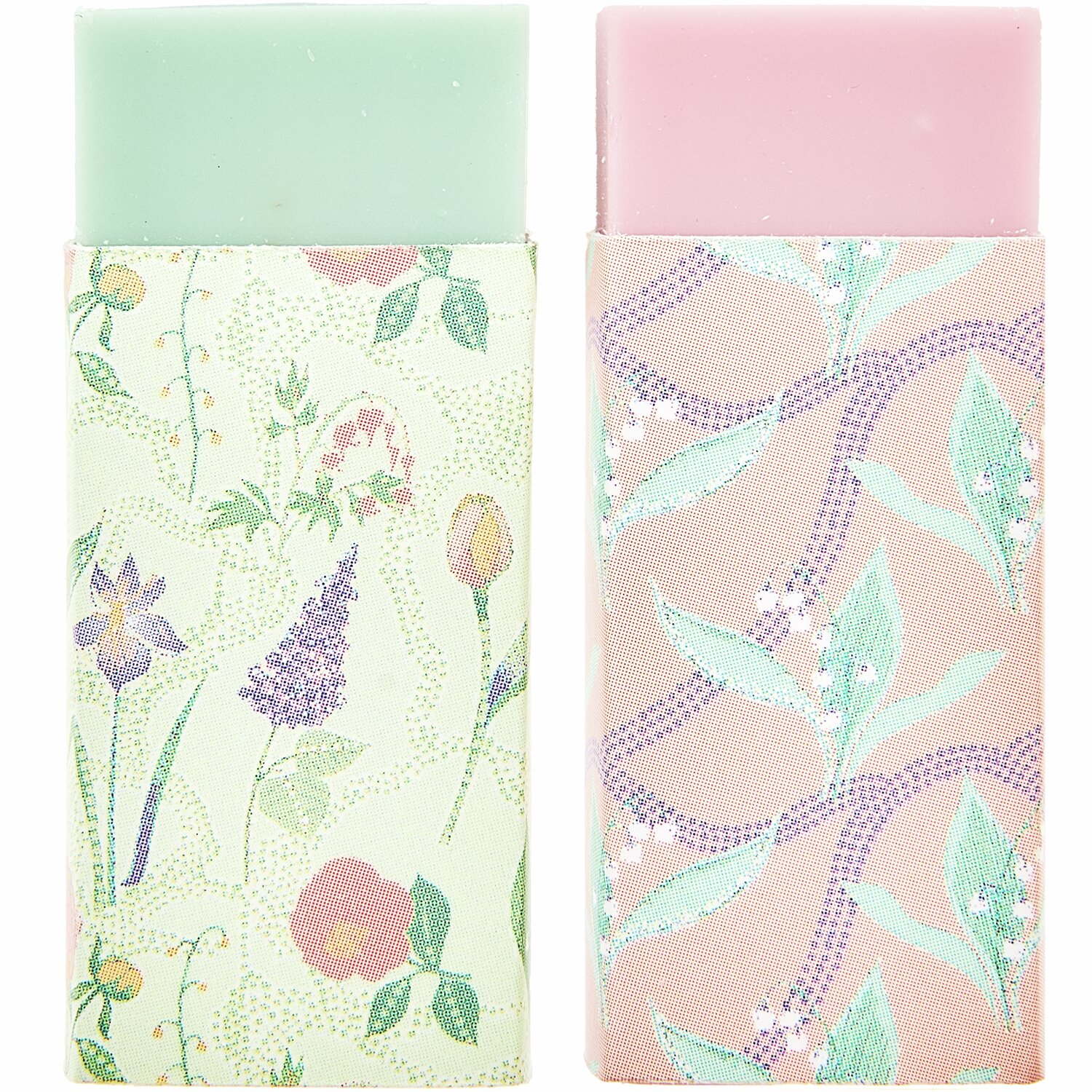 Rico Design Paper Poetry Radiergummi Set Hellgrün/Rot 2 Stück von Rico Design