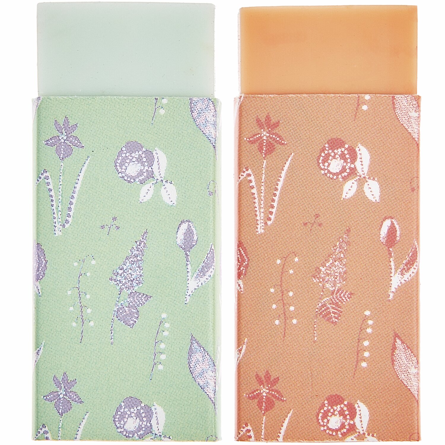 Rico Design Paper Poetry Radiergummi Set Mint/Peach 2 Stück von Rico Design