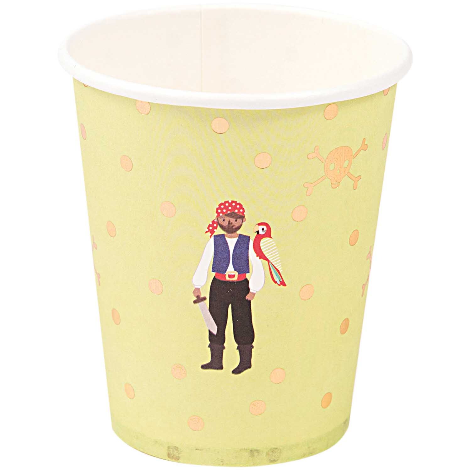 Pappbecher Pirat 200ml 12 Stück von Rico Design