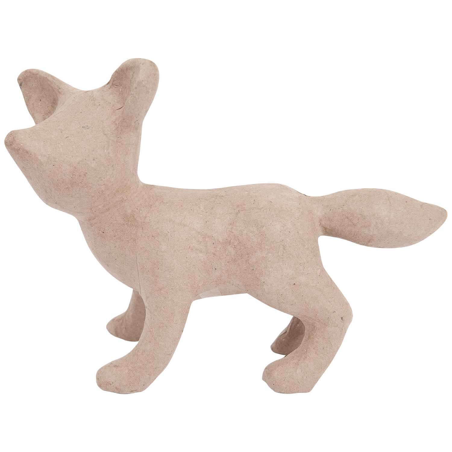 Pappmaché Fuchs stehend von Rico Design