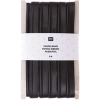 Paspelband Kunstleder schwarz 1cmx3m Paspelband Kunstleder schwarz 1cmx3m von Rico Design