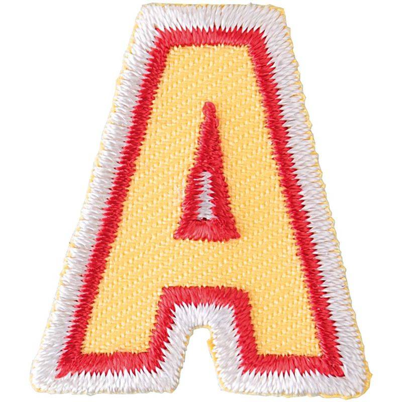 Patch Buchstabe zum Aufbügeln 3,2cm von Rico Design