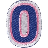 Patch Buchstabe zum Aufbügeln 3,2cm von Rico Design