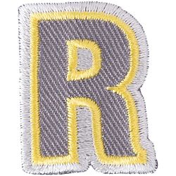 Patch Buchstabe zum Aufbügeln 3,2cm von Rico Design